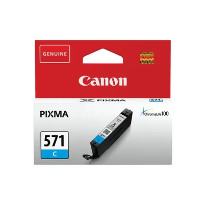 Image of Canon CLI 571C Cyan Ink Cartridge