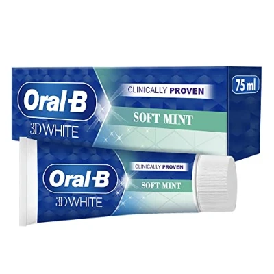 Image of Oral B 3D White Soft Mint Toothpaste, 75ml