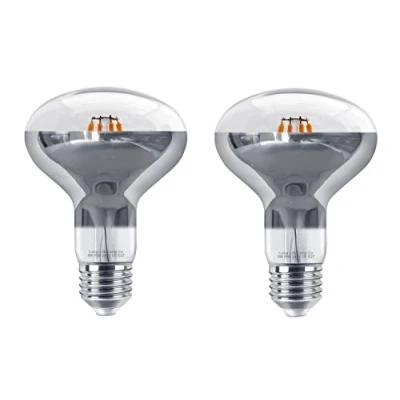 Image of Long Life Lamp Company 2 x 8w LED R80 Reflector Light Bulb E27 Warm White