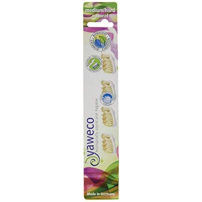Image of Yaweco Natural Hard Brush Refill Black Standard