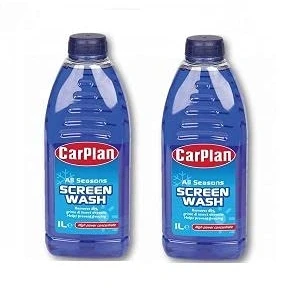 Image of CarPlan SWA001 All Season Concentrated Car Screenwash 1 Litre x 2