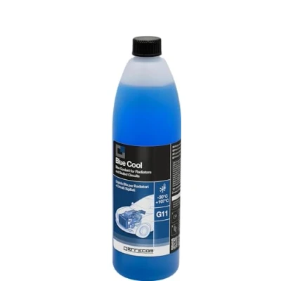 Image of ERRECOM Blue Cool, Coolant and Antifreeze 30C/+107C, Formulation with Nap Free inhibitor package, G11, Ready to Use, 1 Litre