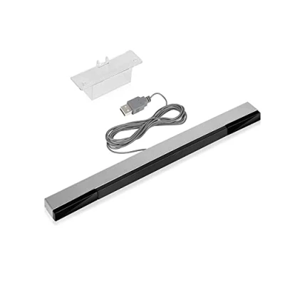 Image of CHILDMORY USB Sensor Bar Infrared IR Ray Motion Signal Receiver for Wii and U Console with Stable Stand