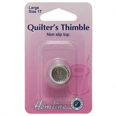 Image of Hemline Premium Quality Quilters Metal Thimble each