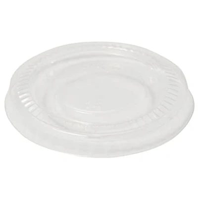 Image of Vegware Compostable PLA Round 1oz Portion Pot Lids 1x5000