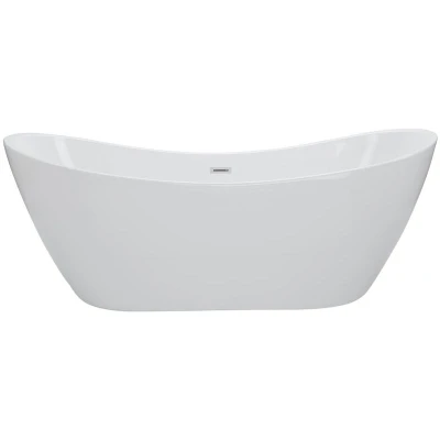 Image of Milano Overton White 1830mm x 710mm Double Ended Freestanding Oval Bath