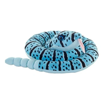 Image of Wild Republic Snakes Eco Blue Rock Rattlesnake, Stuffed Animal, 36 Inches, Plush Toy, Fill is Spun Recycled Water Bottles, Friendly