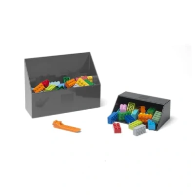 Image of LEGO® Brick Scooper Set with Two Sizes of Scoopers and Separator for Fast Easy Cleanup Perfect Enthusiasts, Grey
