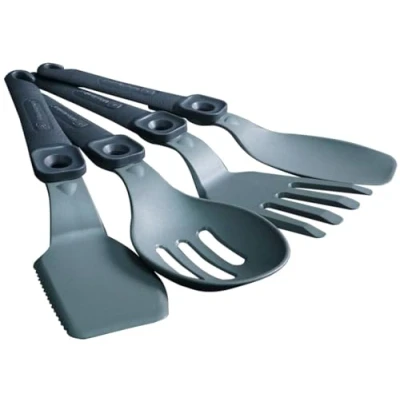 Image of RidgeMonkey Q Lock Utensil Set Camping cutlery
