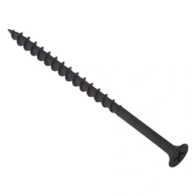 Image of ForgeFix Drywall Screws Coarse Thread 3.5 x 25mm Black Phosphate Box 200