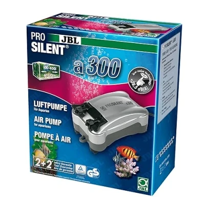 Image of JBL ProSilent air pump for freshwater and saltwater aquariums.