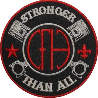 Image of Pantera Stronger Than All Patch (One Size) (Black, Red)