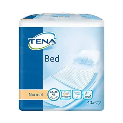 Image of TENA Bed Incontinence Pads Normal 60cm x 90cm (4 Packs of 35)