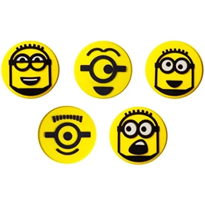 Image of Wilson Unisex Youth Minions V3.0 Vibration Dampener Box Rackets Accessories, Yellow/Black, EU