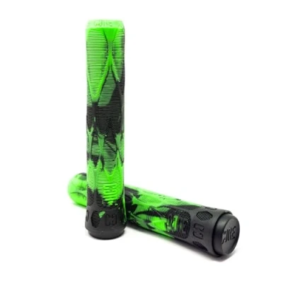 Image of CORE Pro Handlebar Grips, Super Soft 170mm Longneck Universal Cycling Grip fits all Stunt Scooters BMX &amp; Mountain Bikes, Premium comfort Bicycle Hulk (Green/Black)