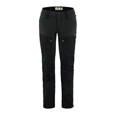 Image of FJALLRAVEN Women&#039;s Keb Trousers W Short Pants, Black/White, 6 UK