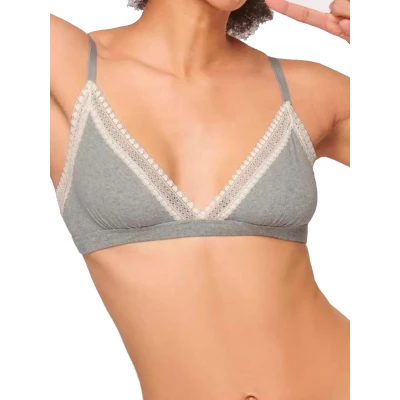 Image of Women&#039;s 1 Pack Sloggi GO Ribbed Bralette Grey Large