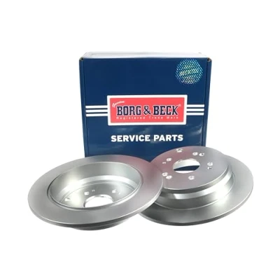Image of Borg &amp; Beck BBD4610 Brake Disc Pair (Rear): Honda CRV 2.2 CTDI 05