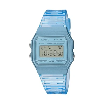 Image of Casio Men Digital Quartz Watch with Resin Strap F 91WS 2CF