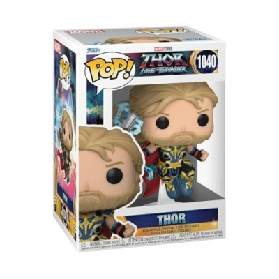 Image of Funko Pop! Marvel: Thor: Love and Thunder Thor Collectable Vinyl Figure Gift Idea Official Merchandise Toys for Kids &amp; Adults Movies Fans Model Collectors Display