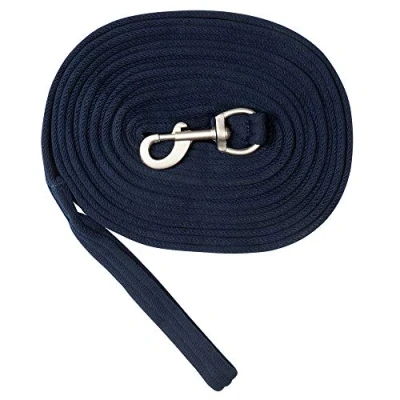 Image of PFIFF 101196 Soft Sheet Lunge Line with Swivel Carabiner Hook Approx. 8.20 m Blue