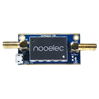 Image of Nooelec LaNA Barebones Ultra Low Noise Amplifier (LNA) Module for RF &amp; Software Defined Radio (SDR). Wideband and Linear 20MHz 4000MHz Frequency Capability with Bias Tee USB Power Options