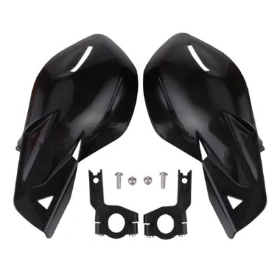 Image of GOOFIT 7/8&quot; Handlebar Hand Brush Guards Protector Handguards Assy Replacement For Motocross Motorcycle Off road Pit Dirt Bike ATV Black