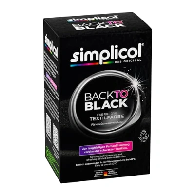 Image of Simplicol Intensive Textile Colour, Black, 1 Pack