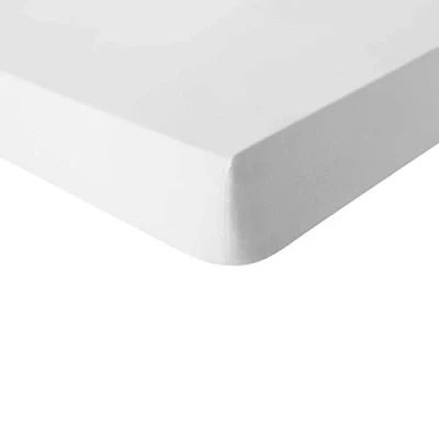 Image of Essix Plain Cotton Fitted Sheet, Made in France, 90 x 190 cm,