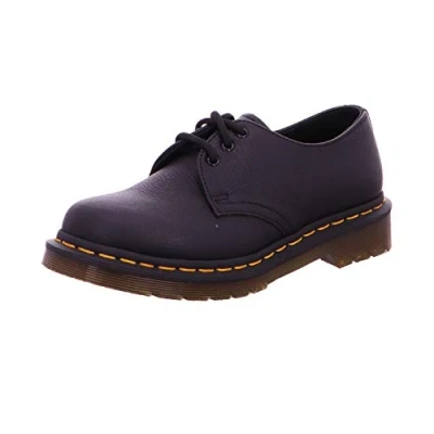 Image of Dr. Martens 1461 Derbys, Black (Black Virginia 001), 3 UK