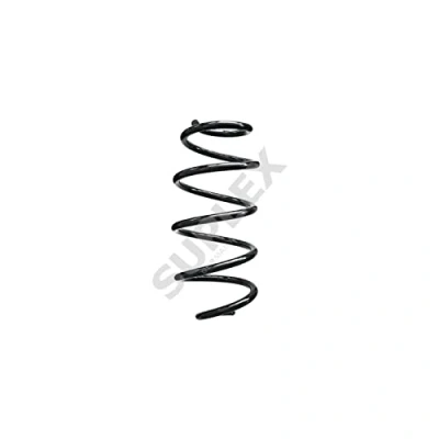 Image of 1K0411105HK Coil spring SUPLEX 39474 Front Axle with constant wire diameter pink, yellow, white (2x) AUDI: A3 Convertible