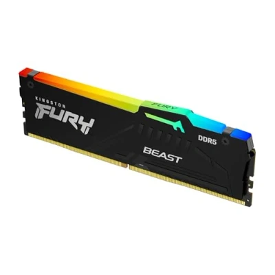 Image of Kingston FURY Beast Black RGB EXPO 16GB 6800MT/s DDR5 CL34 DIMM Desktop Gaming Memory Single Module KF568C34BBEA 16