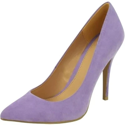 Image of Womens Mid High Heel Pointed Toe Smart Office Work Court Shoes Party Prom Wedding Bridal Occasion Heeled Fashion Courts Pumps Size