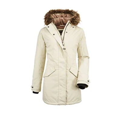 Image of G.I.G.A. DX Women&#039;s Stormiga Wmn Prk A Casual Functional Parka with Hood, womens, 35823 000, Birch, 34 (EU)