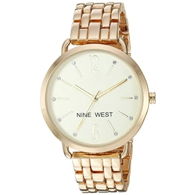 Image of Nine West Women Analog Japanese Quartz Watch with Alloy Strap 086702619160