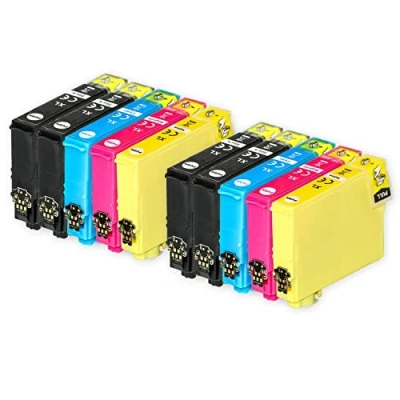 Image of Go Inks 2 Set of 4 + extra Black Ink Cartridges to replace Epson T1816+1811 (18XL Series) Compatible/non OEM for Expression Home Printers (10 Inks)