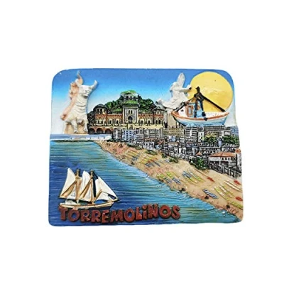 Image of Torremolinos Spain 3D Refrigerator Magnet Travel Sticker Souvenirs,Home &amp; Kitchen Decoration Fridge from China