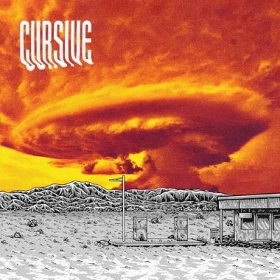 Image of Cursive Devourer Oxblood &amp; Black vinyl Etched D Side + Bonus DVD Sealed 2024 UK 2 LP set RFC275LPC4