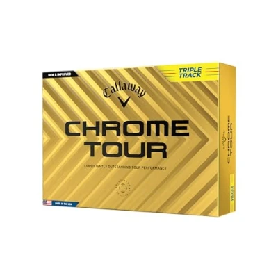Image of Callaway Golf Chrome Tour Premium Ball 2024, Yellow