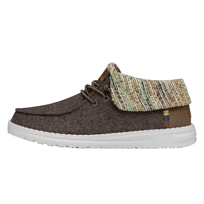 Image of Hey Dude Wendy Fold Womens Boots Nut Size UK 2