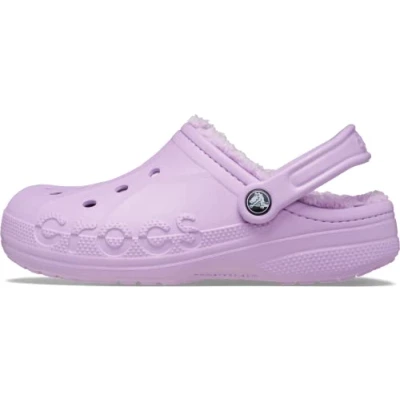 Image of Crocs Unisex Baya Lined Clog Clog, Orchid, 12 UK