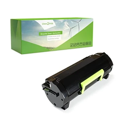 Image of Green2Print Toner black 20000 pages replaces Lexmark 50F2U00, 502U, 50F2U0E, 502UE, 50F0UA0, 500UA cartridge for MS510DN, MS610DN, MS610DE, MS610DTE