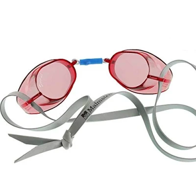 Image of Malmsten Swedish Classic Swimming Goggles Mounting Set (Red)