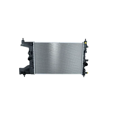 Image of 1300302, 13267656, 39074665 Engine radiator NRF 53148 Aluminium 580mm 382mm 28mm Brazed cooling fins VAUXHALL: Astra Mk6, Mk6 Kombi
