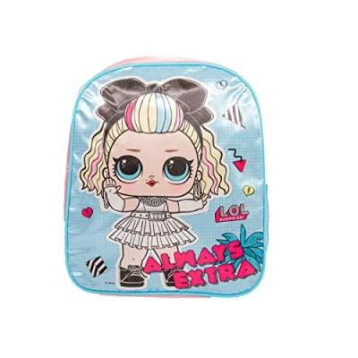 Image of LOL Always Extra Children&#039;s Character Premium Backpack School Bag w Side Pocket Boys Girls