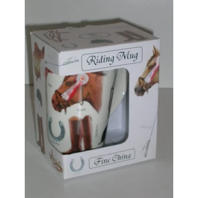 Image of The Leonardo Collection Horse Riding Riders Latte Mug