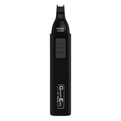 Image of GroomEase by Wahl Ear and Nose Trimmer, Personal Trimmers for Men Women, Eyebrow Trimming, Rinse Clean Blade, Easy to Use, Cordless