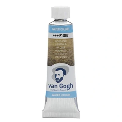 Image of Van Gogh Watercolour Tube 10 ml Light Gold 802