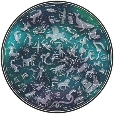 Image of Ridley&#039;s JIG057 Map of the Stars Jigsaw Puzzle, Multicoloured, 1000 Pieces