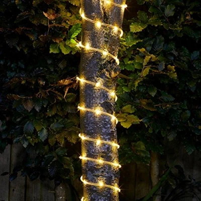 Image of Smart Solar Rope Lights 100 LEDs, Multi colour, JNS_470847